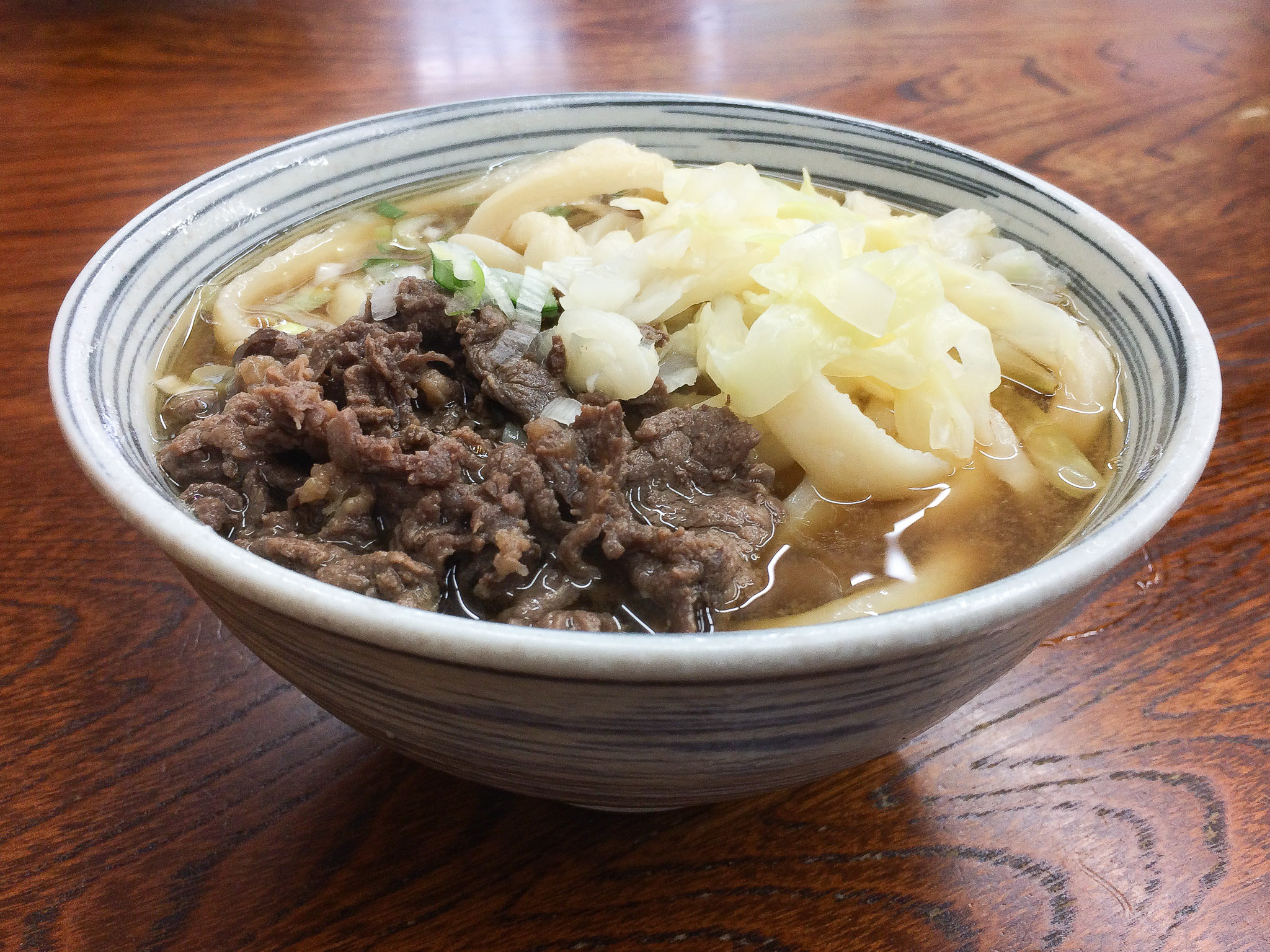 河口湖町の吉田のうどん人気店 たけ川うどん