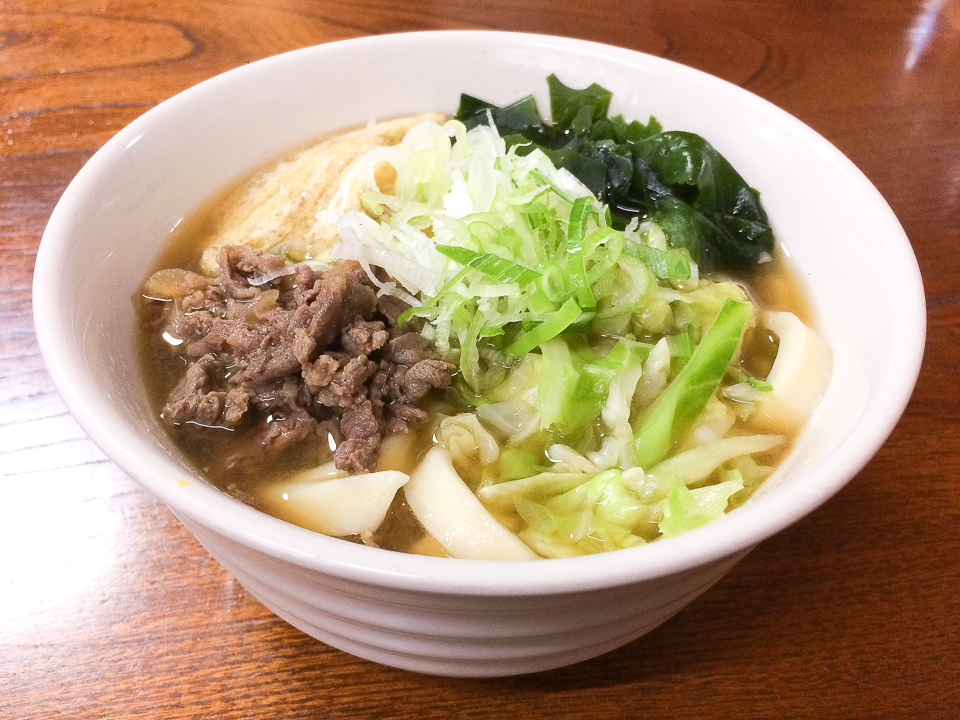 とってもリーズナブルな吉田のうどん　源氏（げんじ）