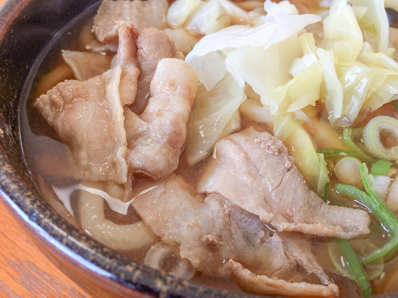 河口湖町 吉田のうどん くらよし 肉