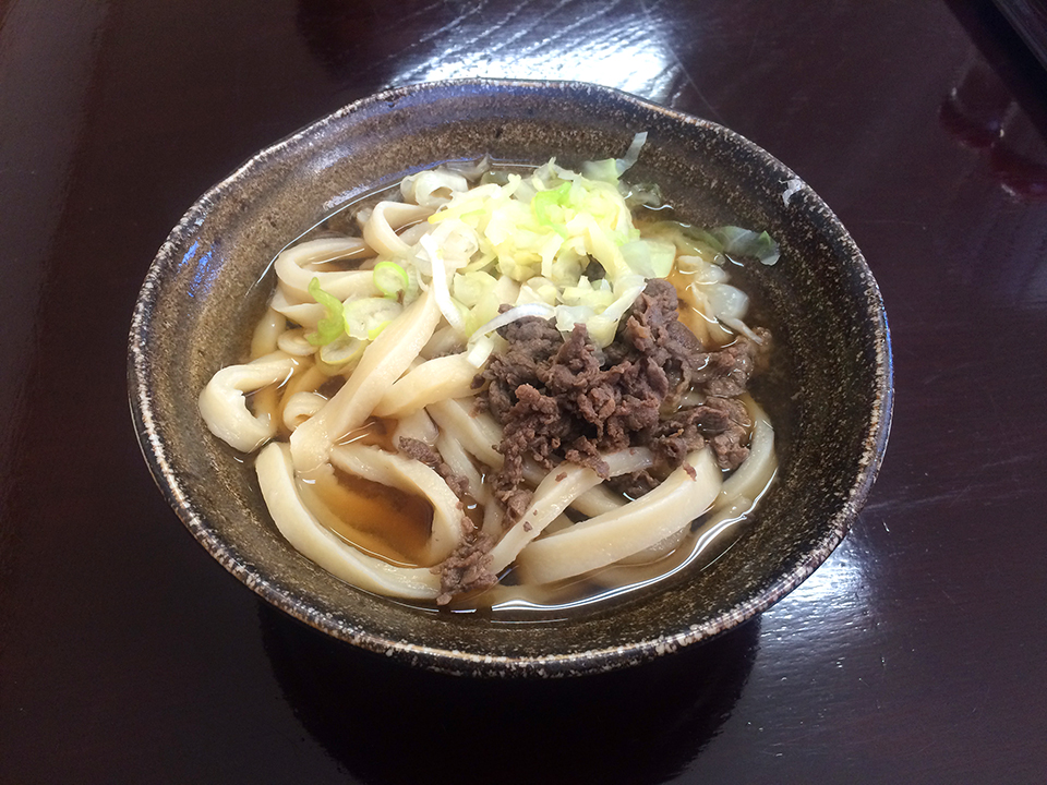 吉田うどん 暮地（くれち）うどん ［勝手な評価：3.5／5］