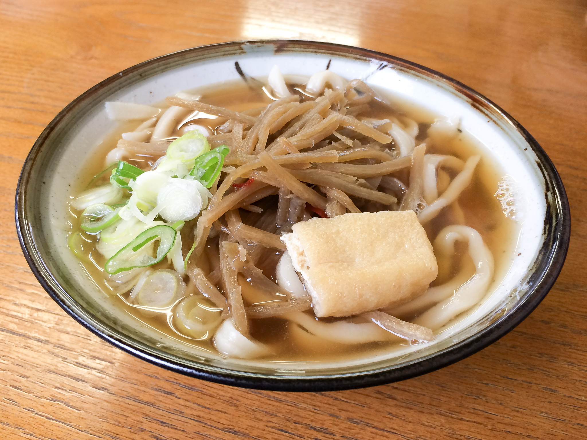 スッキリ度no1。吉田のうどん門々利うどん