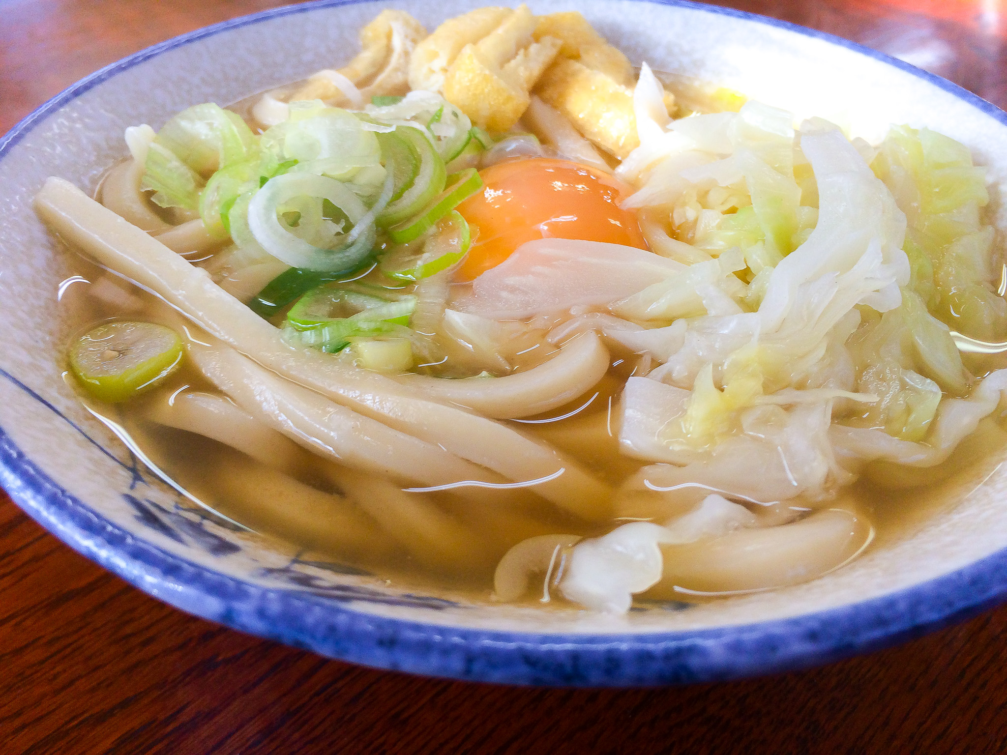 吉田のうどん 柳原うどんの強い歯ごたえの麺