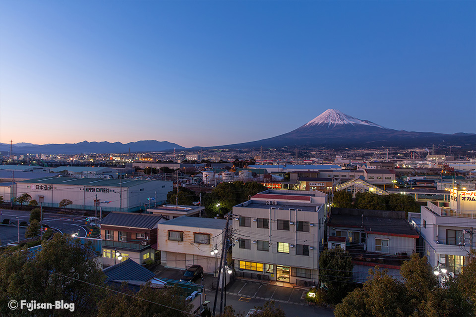富士市からの富士山