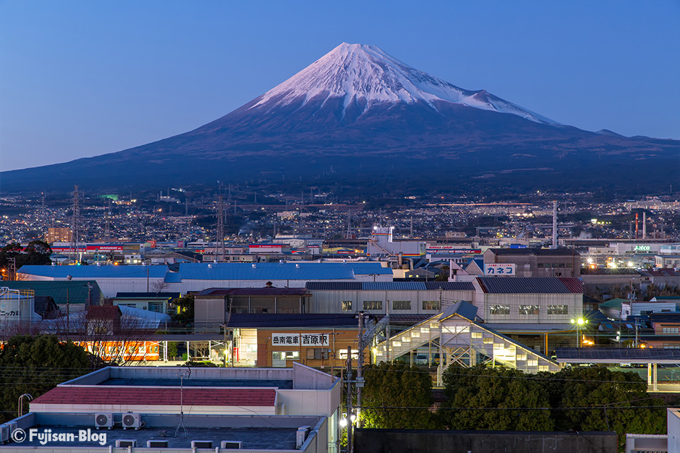 富士市からの富士山