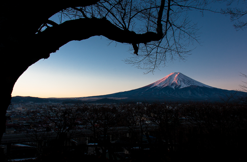 【富士山写真】 新倉山浅間公園からの富士山