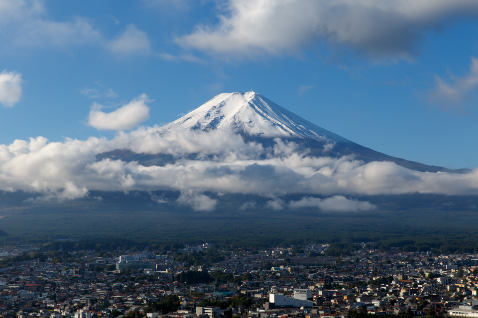 【富士山写真】 2014年富士山の初冠雪を観測（正式発表）