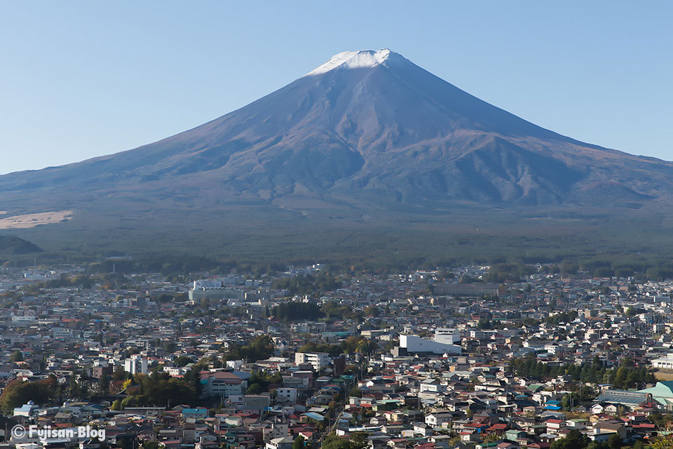 【富士山写真】2016年 富士山初冠雪