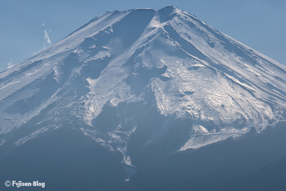 【富士山写真】富士吉田市から昼間の富士山