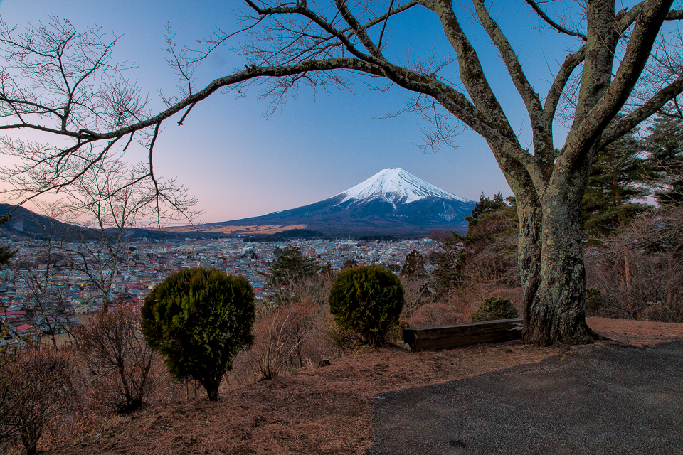 【富士山写真】富士見孝徳公園からの富士山