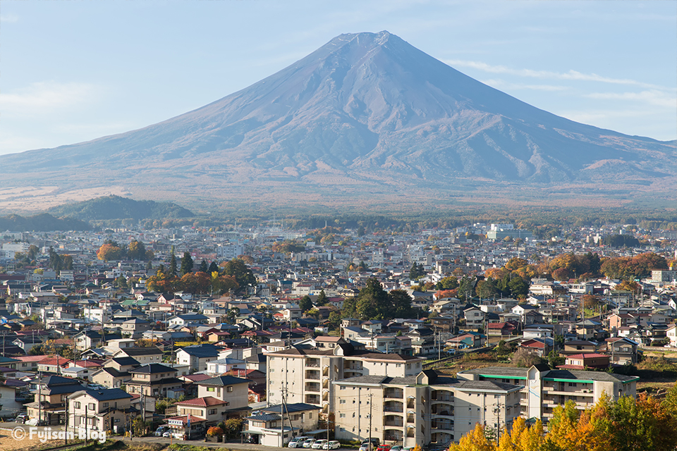 富士見孝徳公園からの富士山