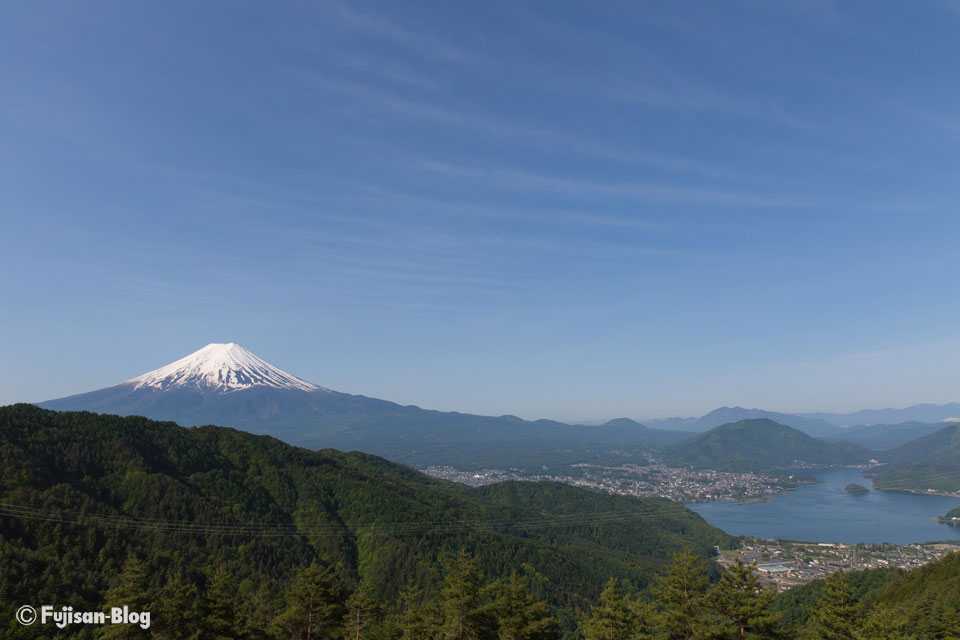 西川林道からの富士山