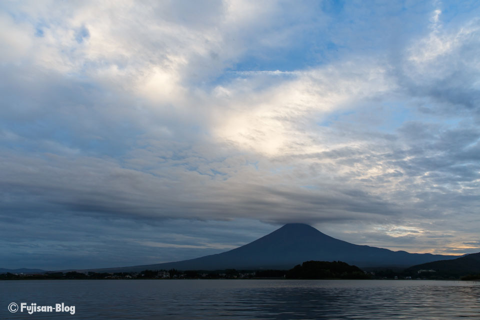 河口湖大石公園からの富士山