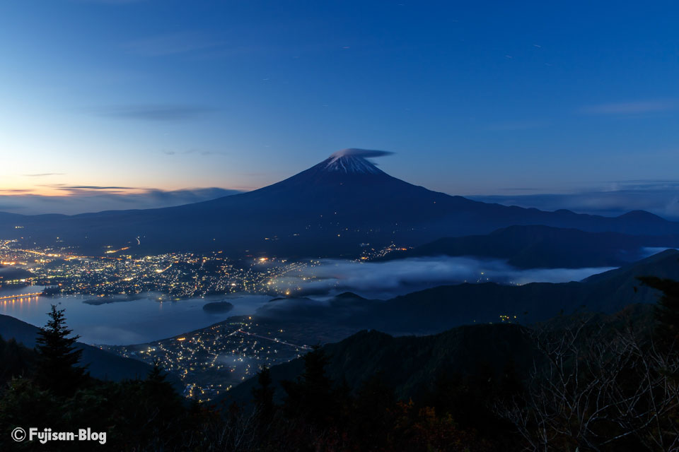 新道峠からの富士山
