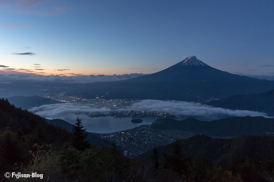 新道峠からの富士山