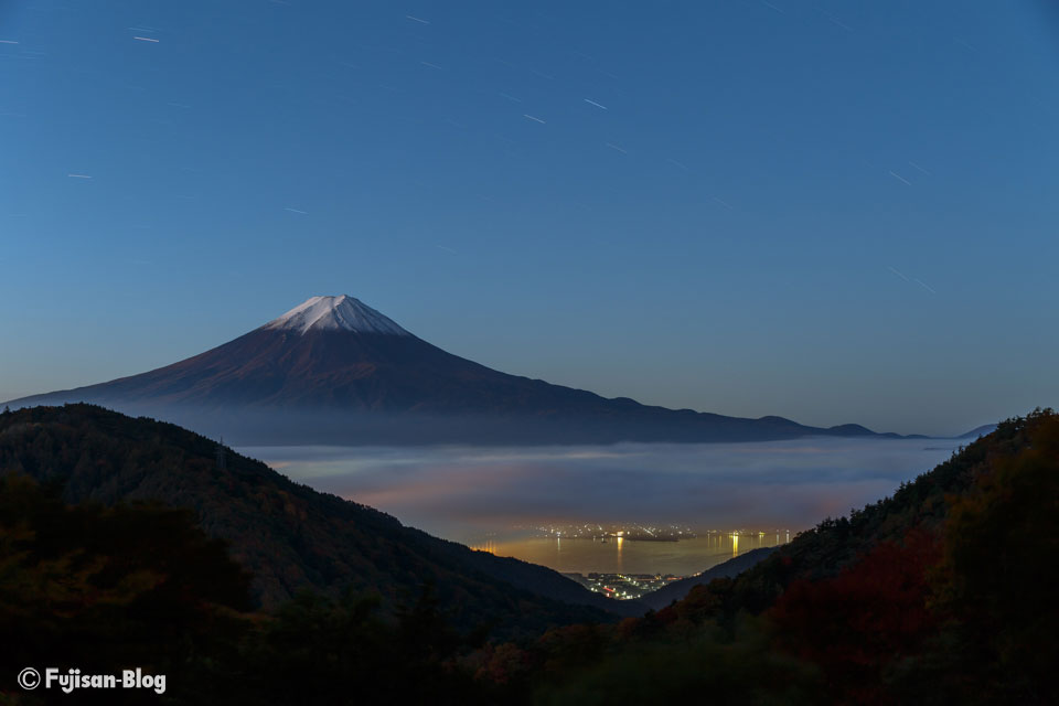 天下茶屋からの富士山