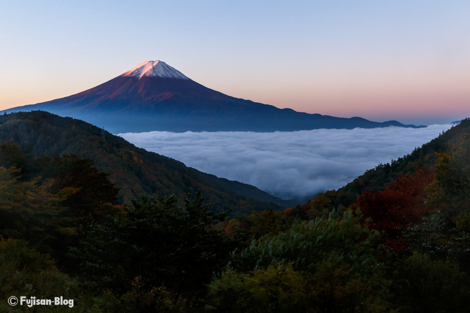 天下茶屋からの富士山