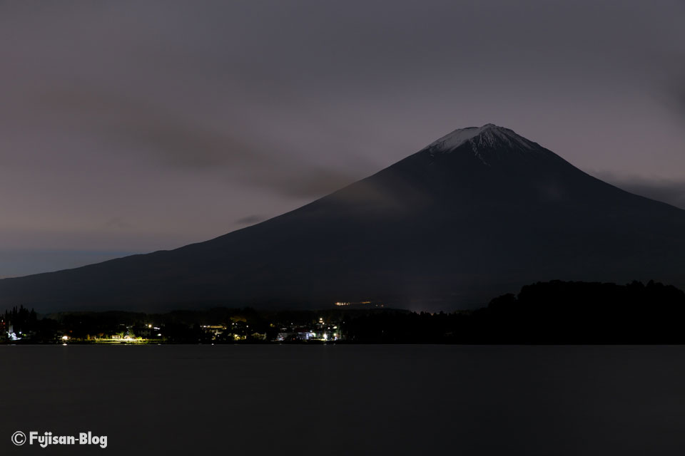 河口湖からの富士山