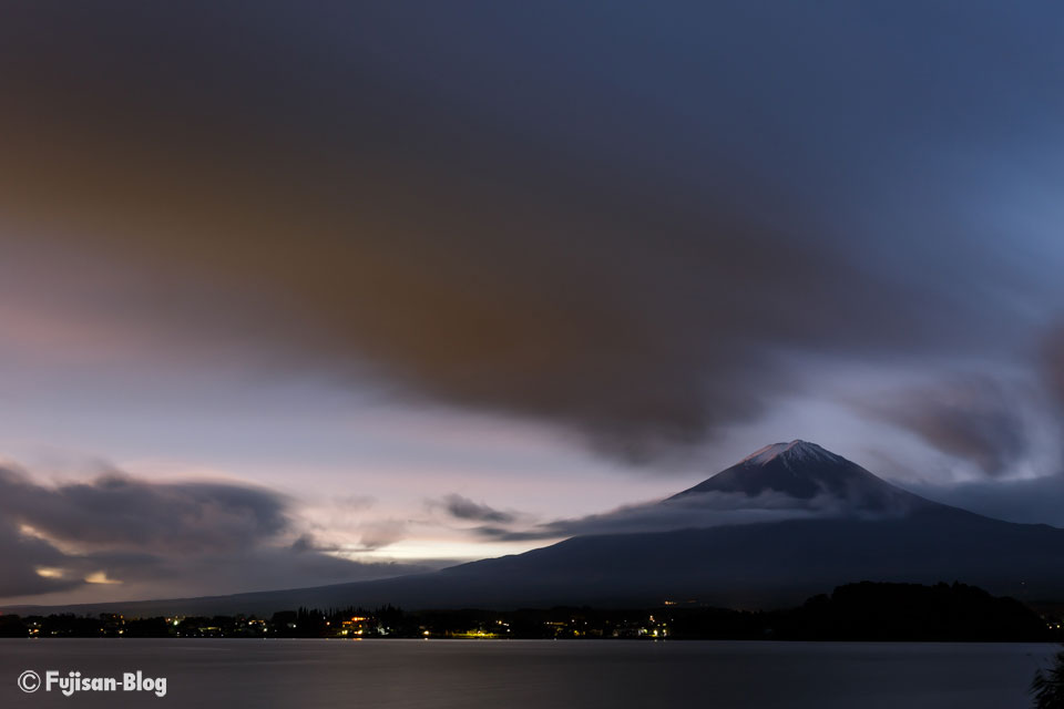 河口湖からの富士山
