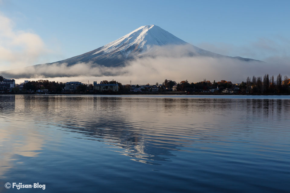 河口湖産屋ヶ崎からの富士山