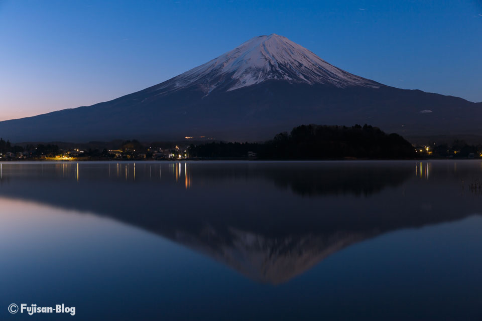 河口湖大石公園からの富士山