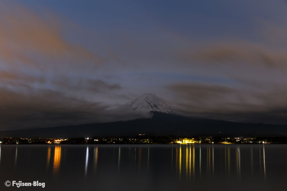 河口湖からの富士山