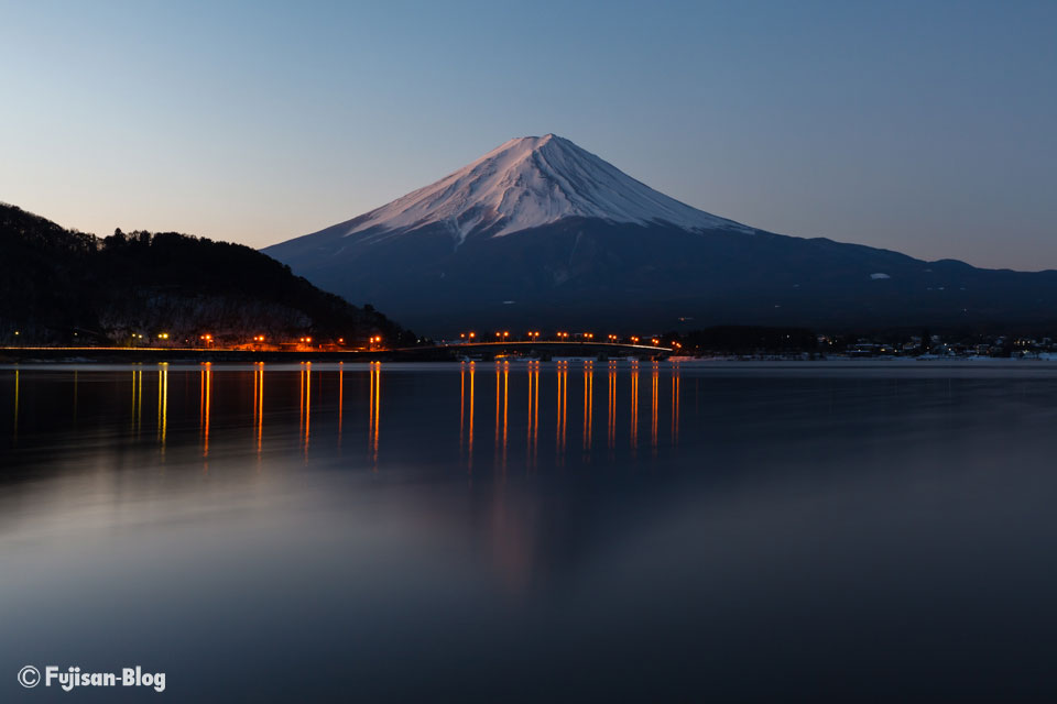 【富士山写真】河口湖ハワイ前からの富士山