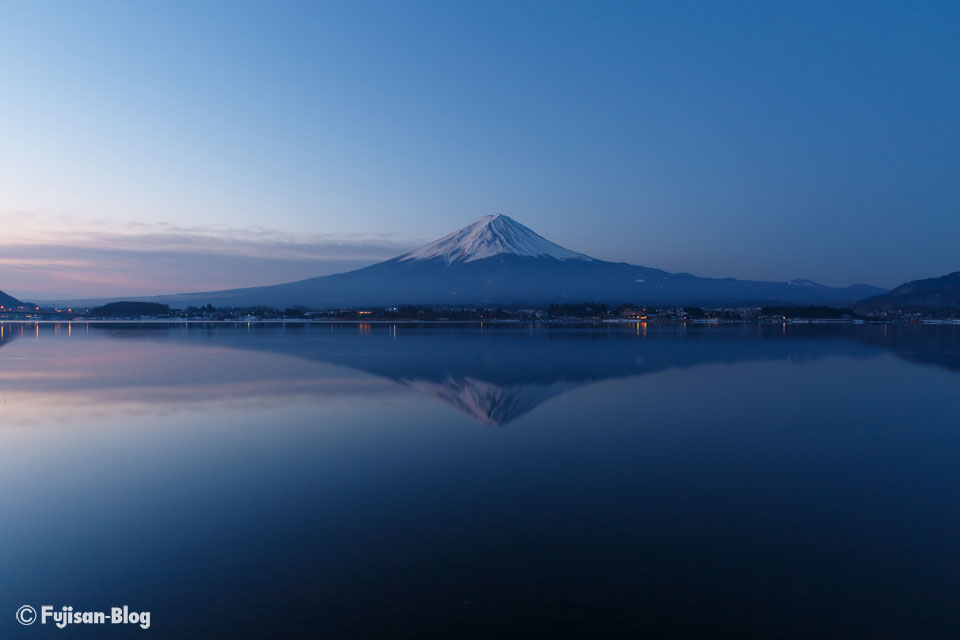 【富士山写真】河口湖長崎公園からの富士山