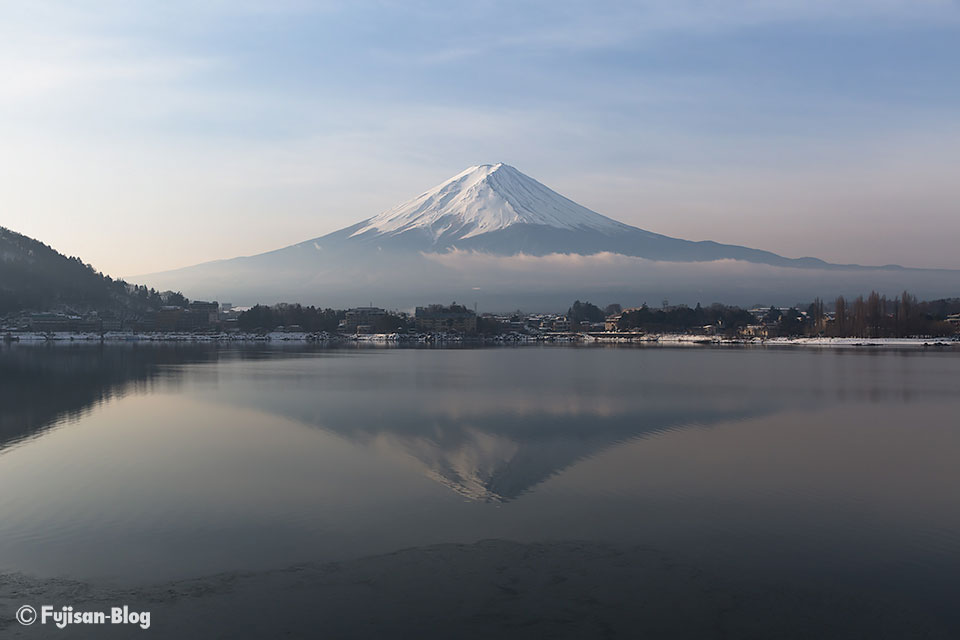 【富士山写真】河口湖からの富士山