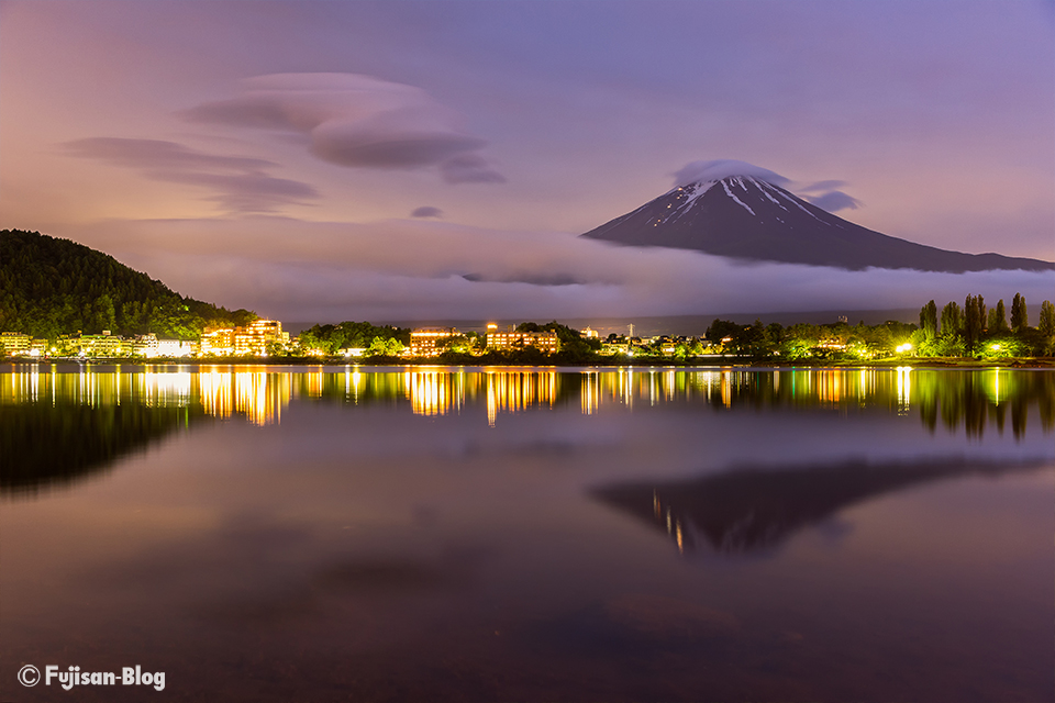 【富士山写真】今日は夕焼けを