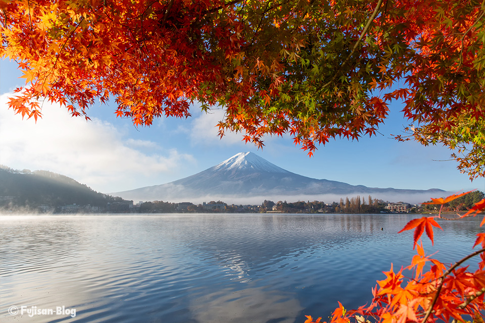 【富士山写真】2018年河口湖紅葉状況（11/15）