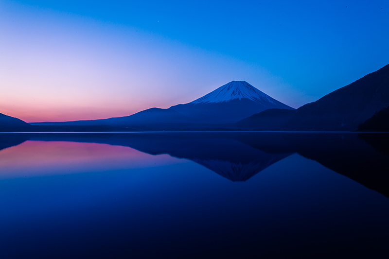 【富士山写真】 きれいな逆さ富士が見れました