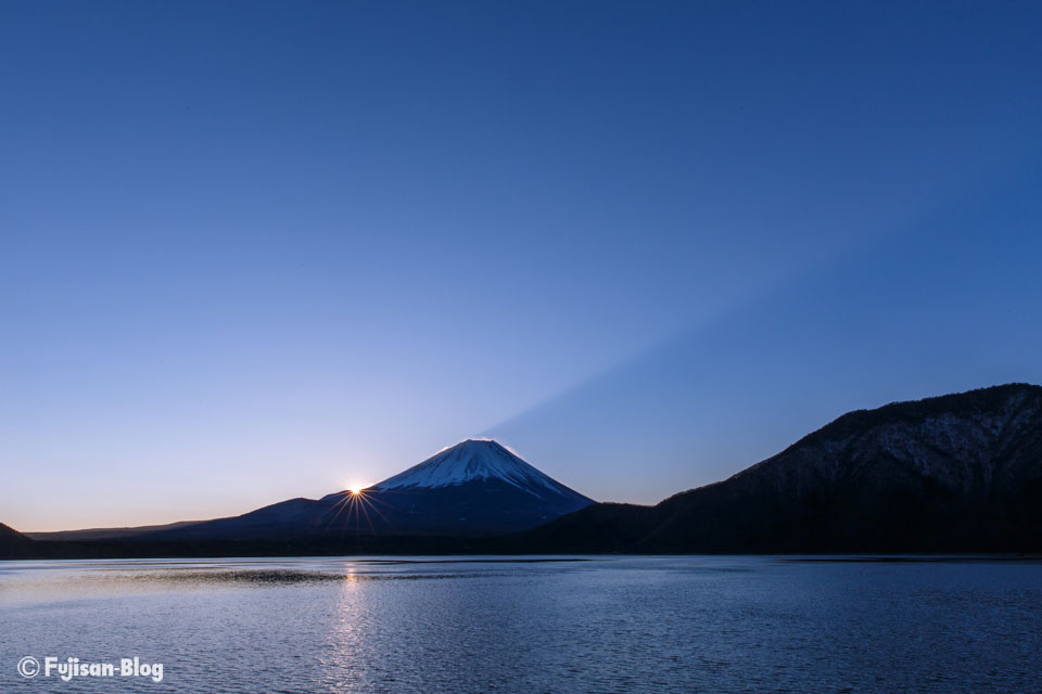 本栖湖からの富士山
