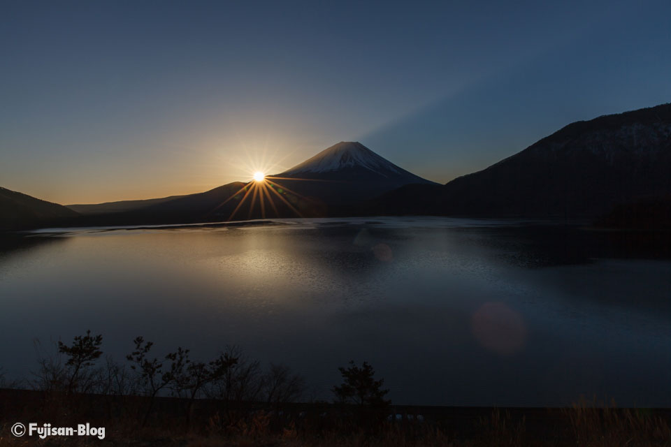 本栖湖からの富士山