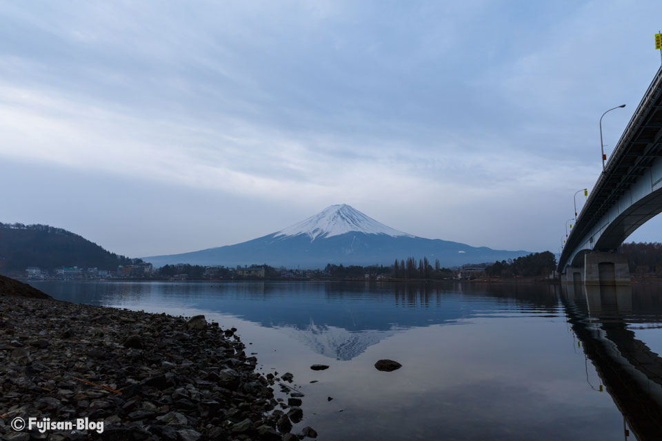 本栖湖からの富士山