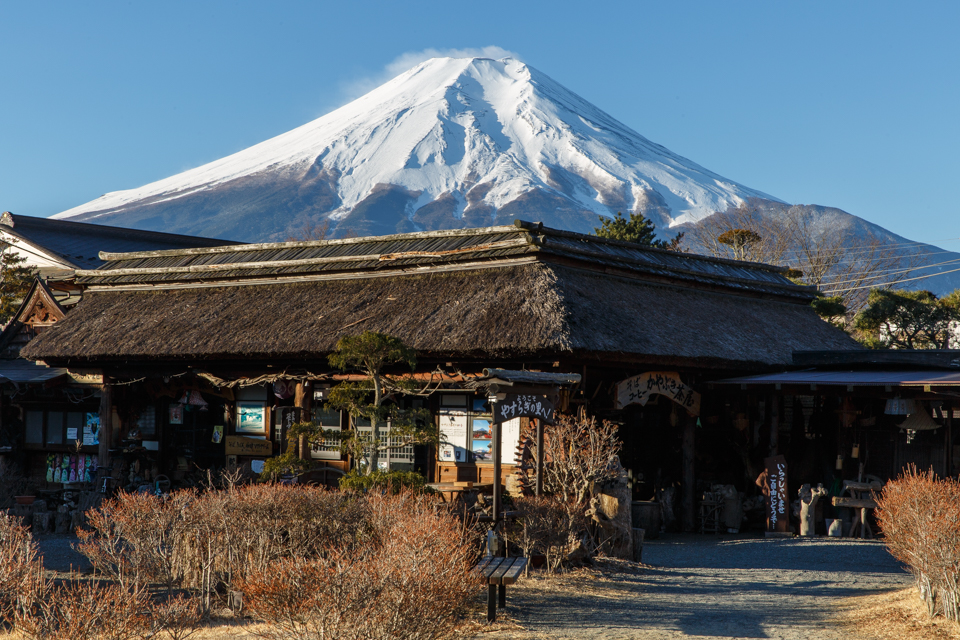 【富士山写真】 忍野八海からの富士山
