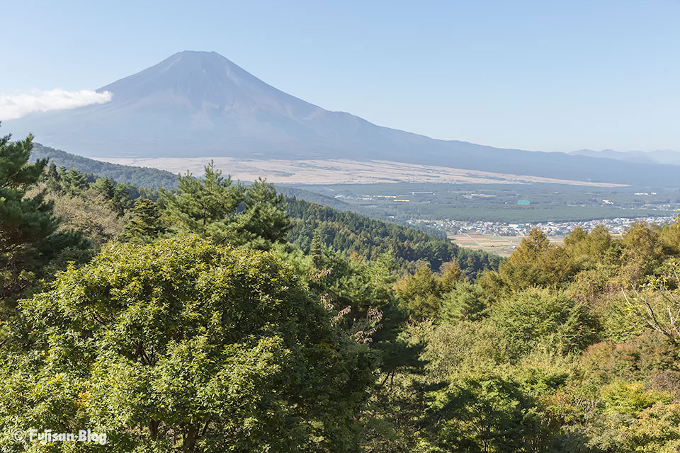 忍野村二十曲峠からの富士山