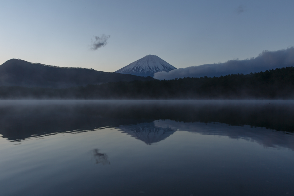 西湖からの富士山