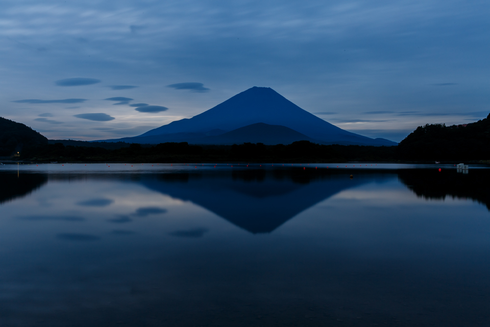 【富士山写真】 今朝も精進湖から