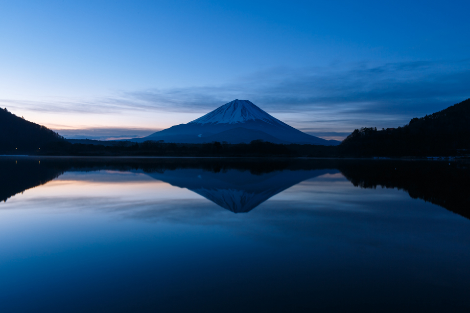 【富士山写真】 久しぶりに精進湖からの富士山