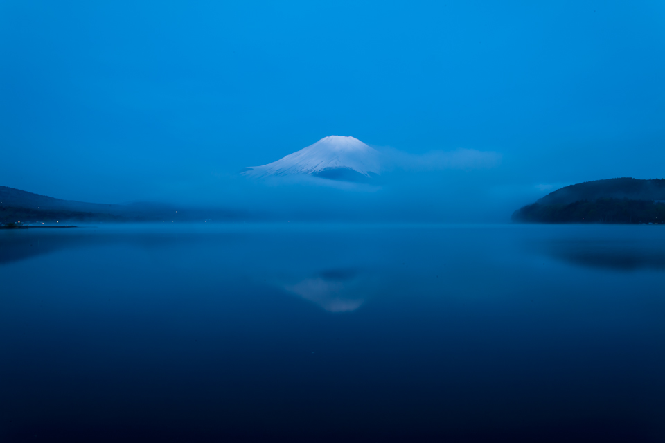 山中湖平野からの富士山