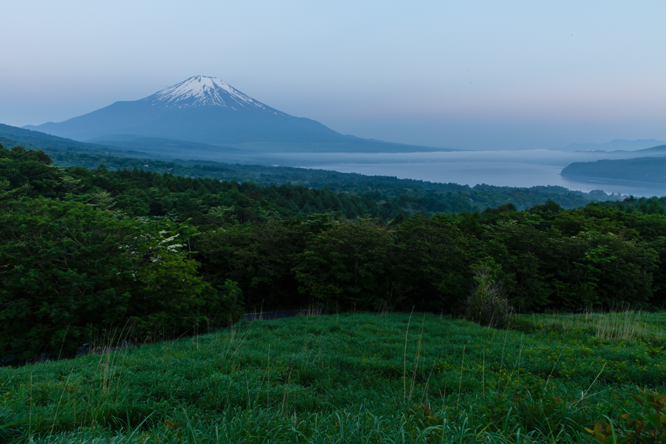 【富士山写真】 山中湖パノラマ台からの日の出