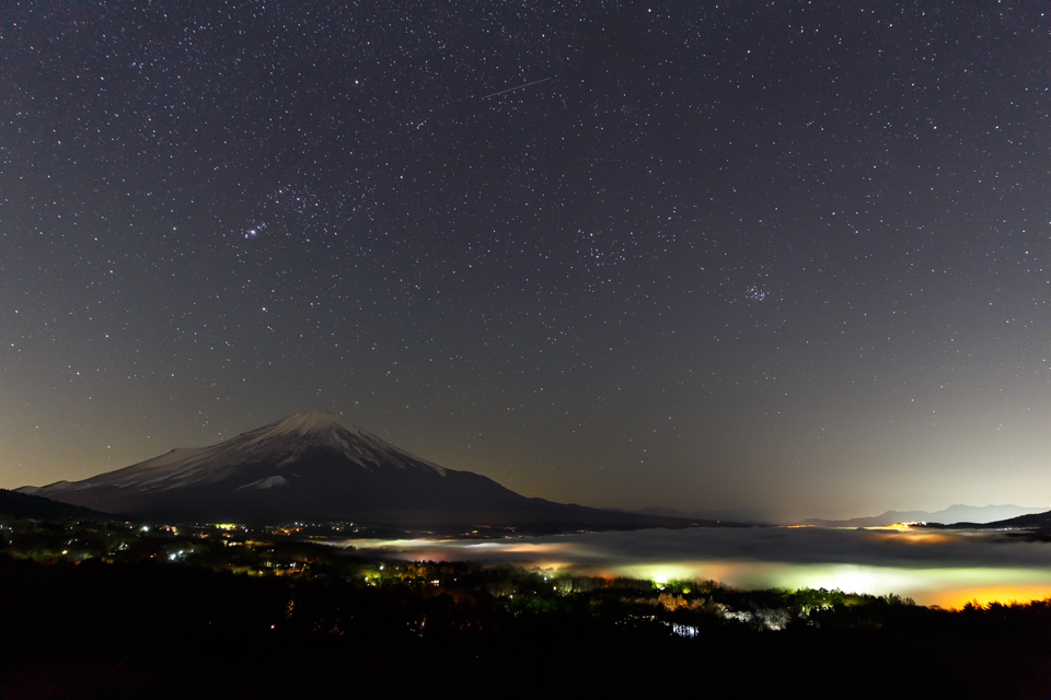 山中湖からの富士山