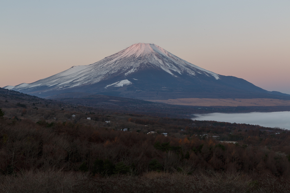 山中湖からの富士山