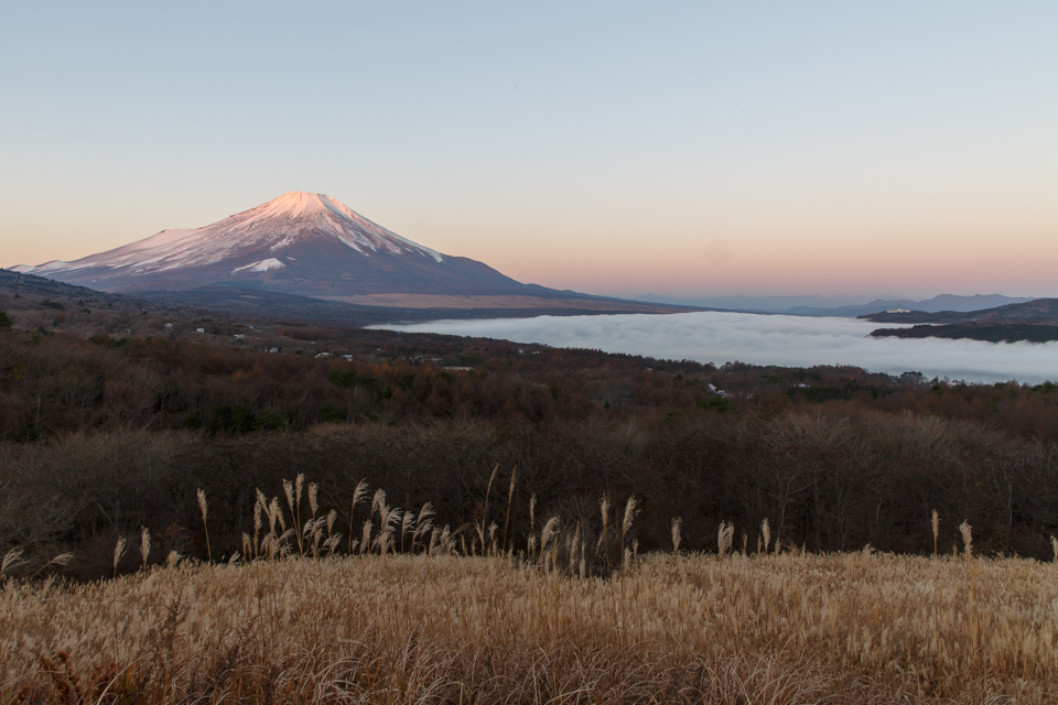 山中湖からの富士山