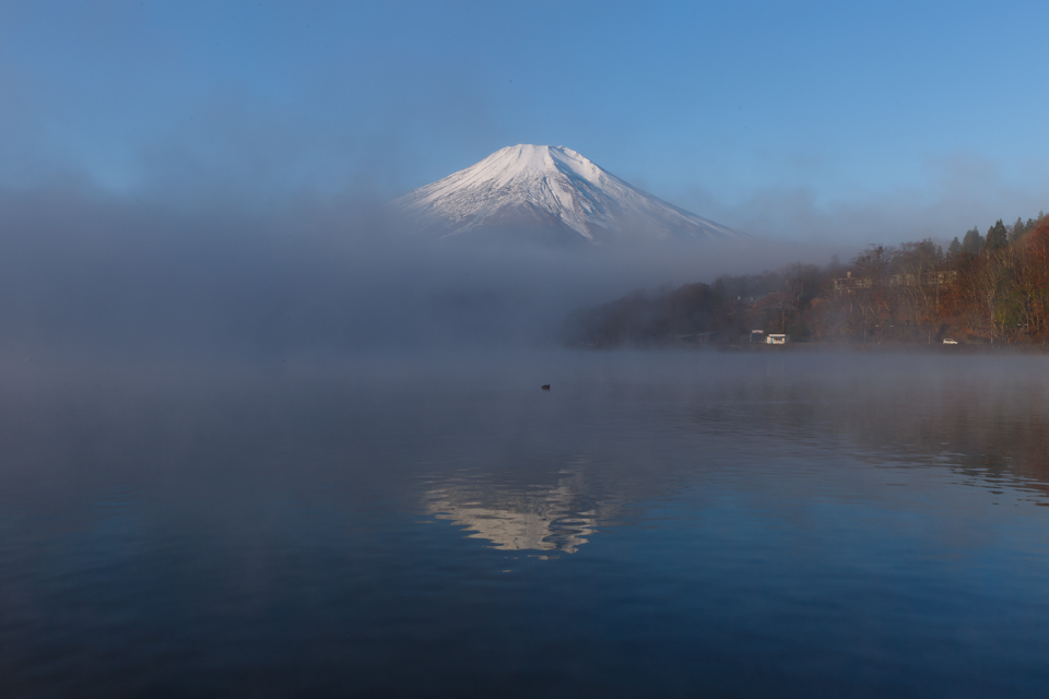 山中湖からの富士山