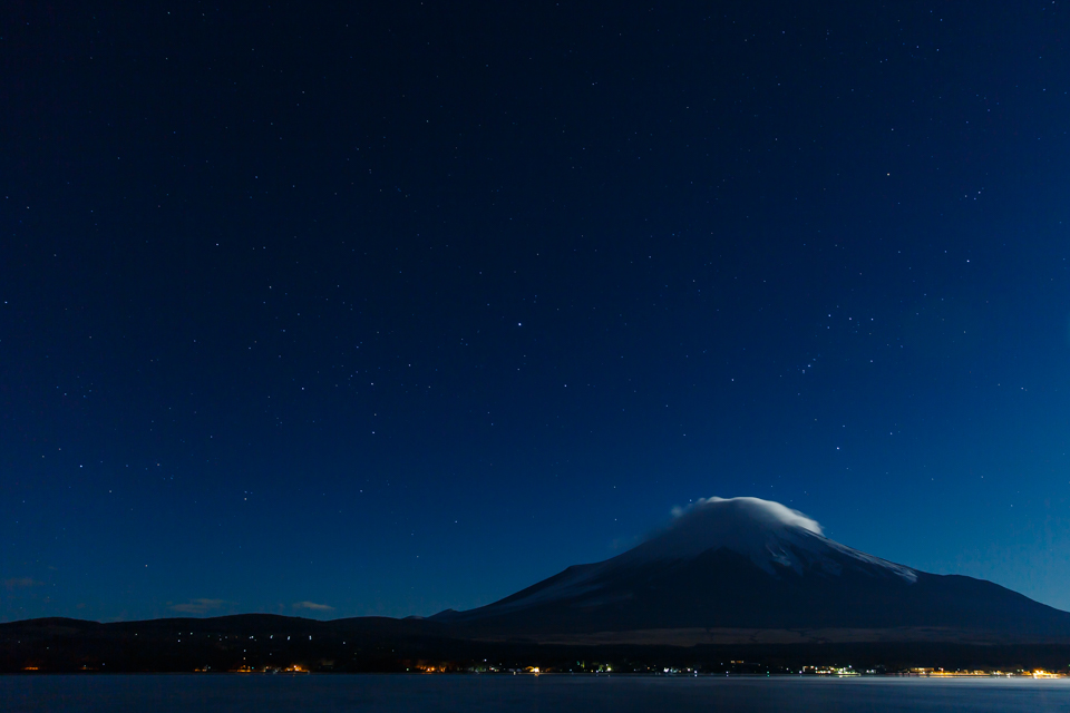 山中湖からの富士山