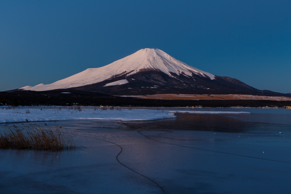 山中湖からの富士山