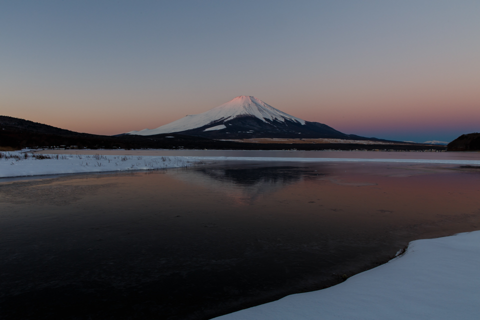 山中湖からの富士山