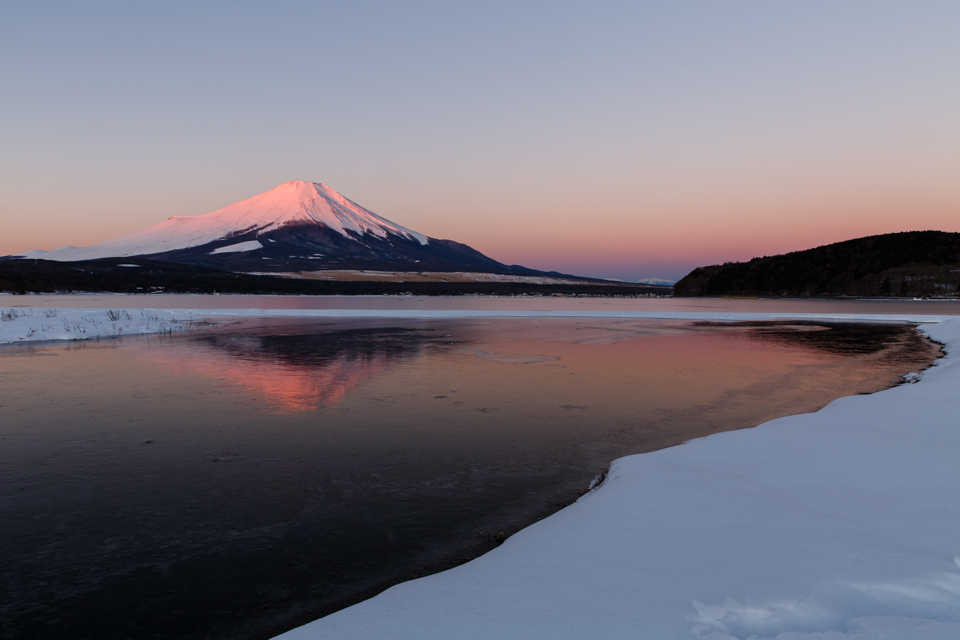 山中湖からの富士山