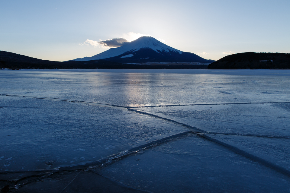 山中湖からの富士山